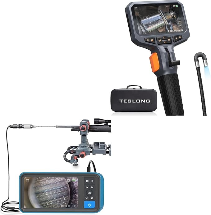 Teslong Two-Way Articulating Borescope & Rigid Rifle Borescope