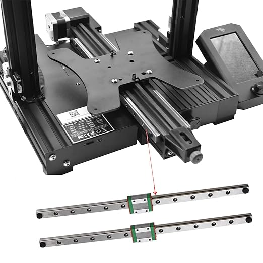 Creativity Upgrade Y axis Linear Rail Guide Kit MGN12H 300MM Length for Ender3 3D Printer