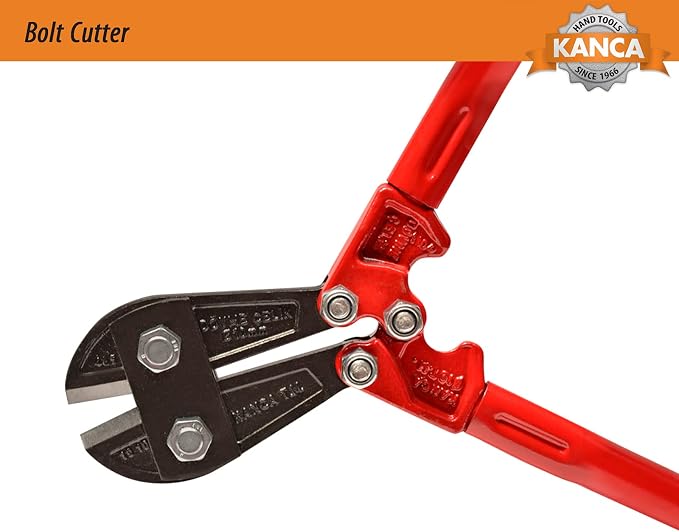 KANCA Bolt Cutter BC-10, Drop-Forged Metal Cutter and Steel Cutter, 26'' INCH Cutting Capacity 10 MM, Hand Tools & Home Improvement, Heavy Duty Cutter, Red Colour