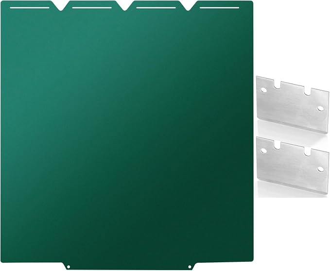 Cool Build Plate for Snapmaker U1, 276x293mm Double-Sided Smooth Low-Temperature Spring Steel Sheet, No-Glue Cold Print Surface