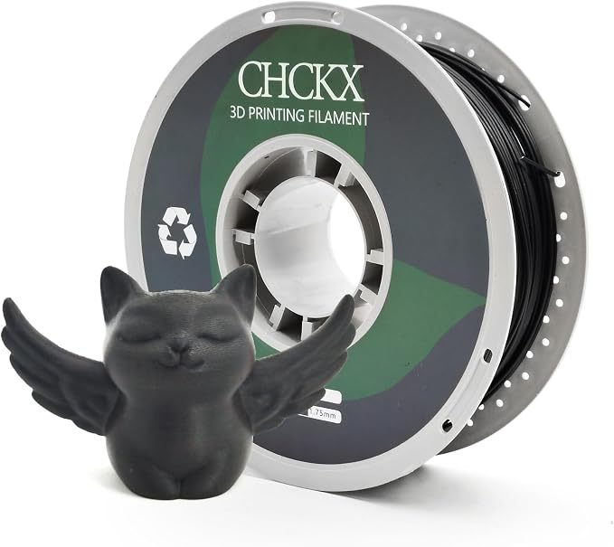 Matte Black PETG Filament 1.75 mm 10kg Bundle, Dimensional Accuracy +/- 0.02mm, 1kg Spools (10 Rolls) for FDM 3D Printers