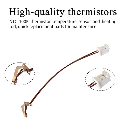 Hotend Heating Assembly Kit Base Clip for Anycubic Kobra S1 Max 3D Printer | Hot End Heat Assembly with Thermistor & Heater Cartridge, Ceramic Zirconia Insulated Base, 2200°C Heat-Resistant, Quick-Swap