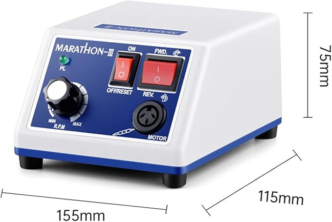 Marathon-III MicroMotor N3, 35000 RPM H37L1 Handle for Jewelry,Ceramics,Silicone,Glasswork,Woodcarving, Artware