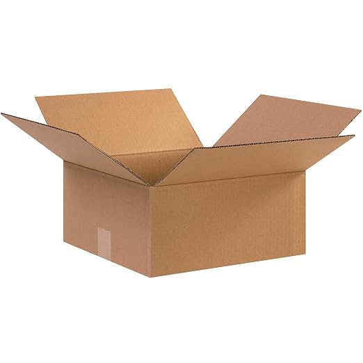 AVIDITI 12 1/2 x 12 1/2 x 6 Corrugated Cardboard Boxes, Small 12.5"L x 12.5"W x 6"H, Pack of 25 | Shipping, Packaging, Moving, Storage Box for Home or Business, Strong Wholesale Bulk Boxes | Small Boxes 12.5"L x 12.5"W x 6"H Corrugated Cardboard for Ho...