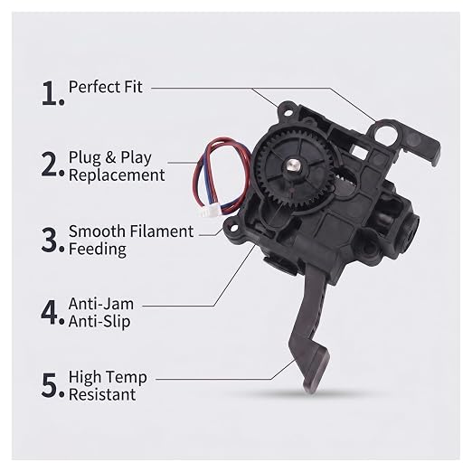 Compatible with ANYCUBIC Kobra S1 / Kobra S1 Combo, Extruder Module Replacement Part, 3D Printer Accessory