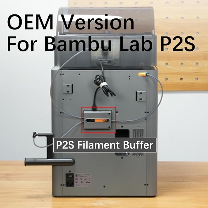 Original P2S Feed Buffer, Filament Buffer Replacement for Bambu Lab P2S 3D Printer, Reduces Tension Fluctuations During The Feeding Process, Ensures Smooth Filament Feeding, 3D Printer Accessories