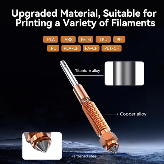Creality Official Ender 3 V3 SE KE Hotend Upgrades Kit, 3D Printers Ceramic Heating Block with Quick-Swap Nozzle, Supports 300°C High Temperature, 600mm/s High-Speed for Ender 3 V3 SE/Ender 3 V3 KE