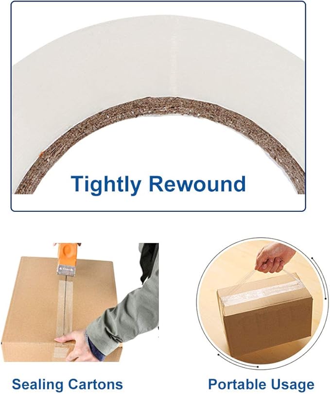 P PERFECTAPE Heavy Duty Packing Tape 36 Rolls, Total 2160Y, Clear, 2.7 mil, 1.88 inch x 60 Yards, Ultra Strong, Refill for Packaging and Shipping