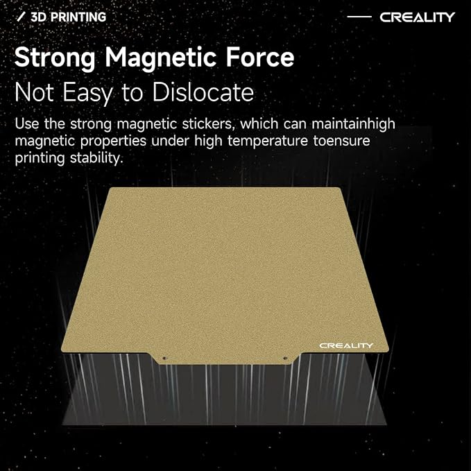 Creality Ender 3 Max Neo Bed Upgrade, PEI Sheet 310 x 320mm Removable Magnetic Flexible Texture Surface Heated Bed Plate Build Surface for CR-10S PRO/CR-10 V2/ CR-10 V3/ CR-X/CR-X Pro/Ender-3 Max