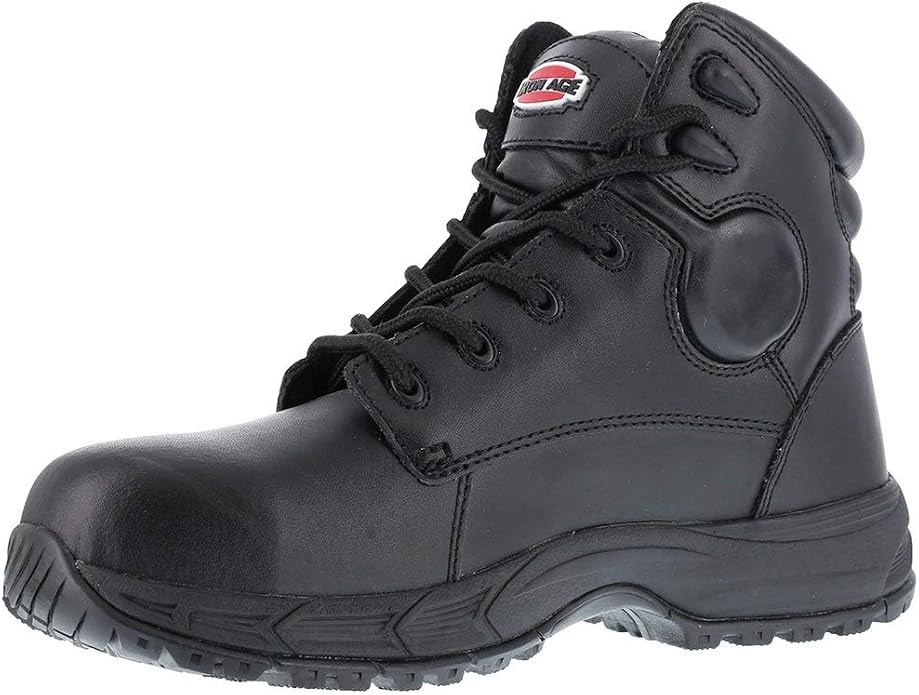 Iron Age Mens Ground Finish 6 Inch Electrical Soft Toe Work/Duty - Black