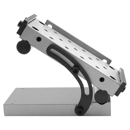 findmall Accuracy Sine Plate 6" Length x 3-1/4" Width x 1-7/8" Height | Hardened Tool Steel HRC 58-62, for Machine Shop Tool Room Inspection