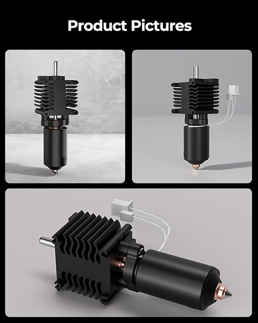 Creality Official Hi Ceramic Hotend Kit, with Quick-swap Nozzle, Supports 300°C High Temperature, High-Speed Printing Replaceable Heating Block Kit for 3D Printer Hi Combo