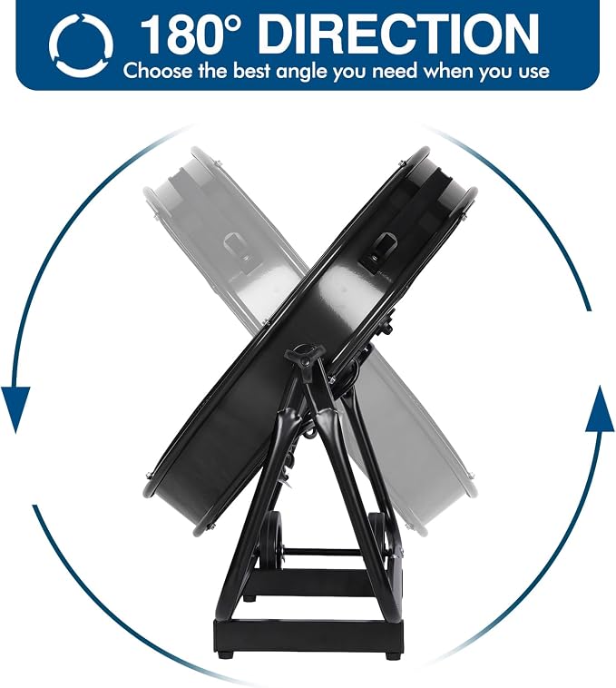 BILT HARD 24" 8100 CFM High Velocity Industrial Drum Fan, 3-Speed Heavy Duty Metal Shop Fan for Warehouse, Workshops, Garage, Factory and Basement - UL Listed