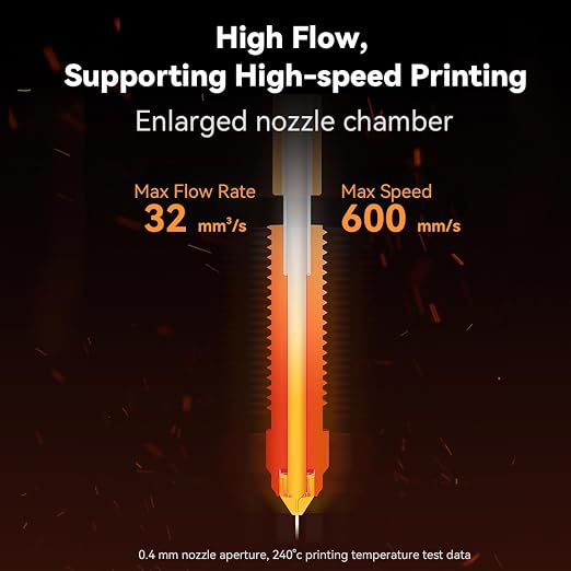 Creality Official Ender 3 V3 SE KE Hotend Upgrades Kit, 3D Printers Ceramic Heating Block with Quick-Swap Nozzle, Supports 300°C High Temperature, 600mm/s High-Speed for Ender 3 V3 SE/Ender 3 V3 KE