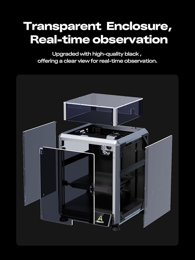 Creality K1 SE /K2 SE 3D Printer Enclosure, Constant Temperature, Noise Reduce, Isolates Dust, 3D Printer Accessories