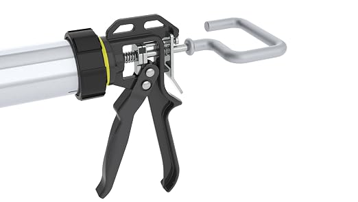 Albion Engineering 30oz DL-59-T13 Special Deluxe Manual Bulk Caulking Gun Bundle with 310-1 Aluminum Ladder Hook-Pull