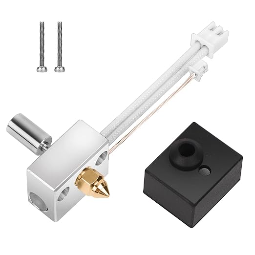 Creality Official Sprite Extruder Standard Heater Block Kit High Temperature 260℃ Titanium Heatbreak Plated Copper Nozzle Compatible with Creality Ender 3 S1