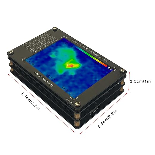 Portable Infrared Thermal Imaging Camera with 2.8" LCD Display, 320x240 Resolution, -40°C to 300°C Range, USB-C Rechargeable, Built-in Storage for Home & Industrial Use