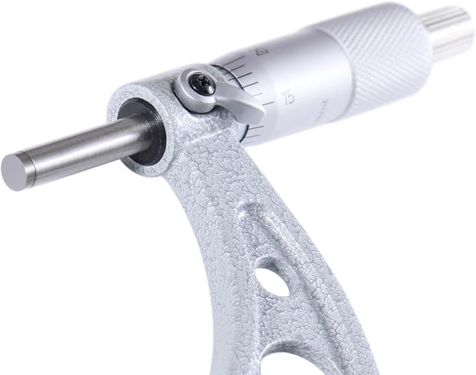 Accusize Industrial Tools 0-6 inch by 0.0001'' Ultra-Precision Outside Micrometers with Carbide Tips 6 Pc Set, Eg00-0906 | 0-6 in x 0.0001" Ultra-Precision M-Type, Carbide Tipped, with Standards