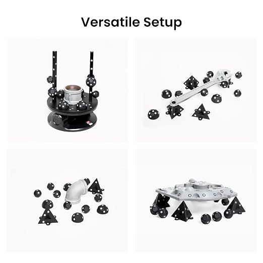 Revopoint 28 Pieces 3D Marker Block Kit for 3D Scanning, 3D Scanning Markers for 3D Scanners, 3D Tracking Dots for Preventing Tracking Loss and Enhance Accuracy, Magnetic 3D Reference Point Marker