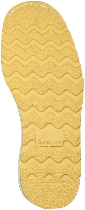 HANDPOINT Men's Steel Toe 6" SureTrack Work Boots, Stylish Classic Leather Slip Resistant Durable Breathable Work Shoes 84992EE