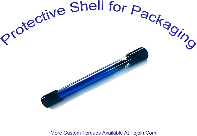 TOJOIN 2 pcs SMA Torque Wrench for RF Connector 8 in·lbs (0.9 N·m) Opening 8mm (5/16") for SMA 3.5mm/2.92mm Adapter Convertor Portable Spanner for Professionals Industry Blue