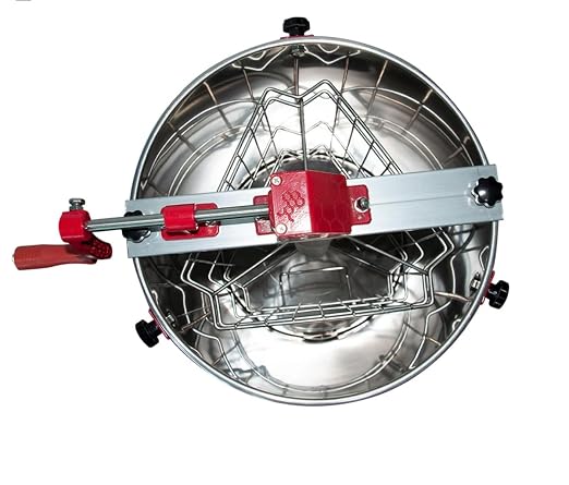 3 Frame Manual Honey Extractor Stainless Steel
