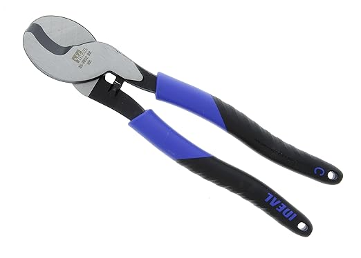 IDEAL Electrical 35-3052 Cable Cutter - 9.5 in., By-Pass Cutter Blades Wire Cutting Tool for 2/0 Copper, 4/0 Aluminum