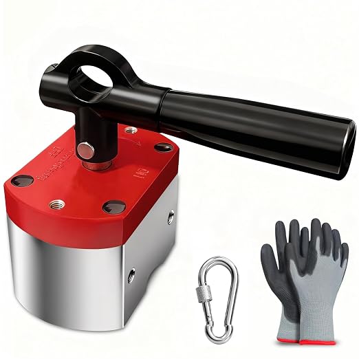 Multi-Functional ON/Off Magnet, 660 LB Magnetic Welding Square Base, Suitable for Lifting and handling, Fixture Welding kit, Metal screening, Metal Salvage