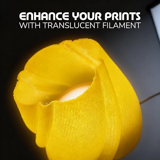 Polymaker Panchroma PLA Filament 1kg, Gradient 3D Printing Filament 1.75mm | Crystal Citrine, Neatly Wound PLA for Easy Print & Smooth Feeding. Compatible with Bambu Lab & Most 3D Printers