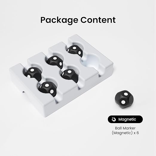 Revopoint 6 Pieces 3D Magnetic Ball Marker Kit for 3D Scanning, 3D Scanning Markers for 3D Scanners, 3D Tracking Dots for Preventing Tracking Loss and Enhance Accuracy, 3D Reference Point Marker