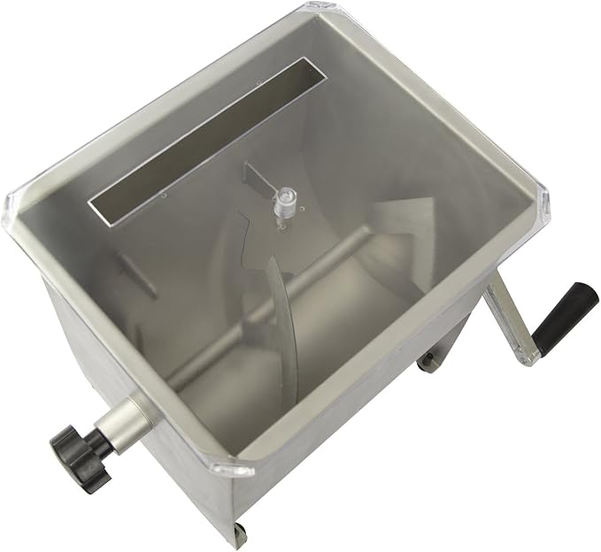 Chard MM-102, Meat Mixer with Stainless Steel Hopper, 20lbs , silver