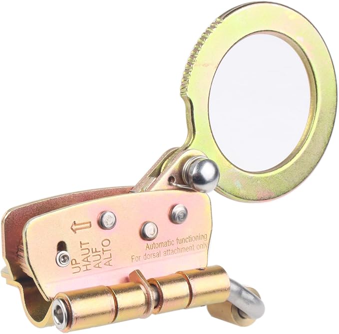 Fall Protection Rope Grab,Fall Arrester, Used with 5/8” Lifeline Rope, for Construction, Climbing, Comply to ANSI/OSHA