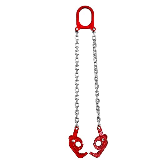 Oil Drum Lifting Clamp, 1 Ton Capacity, Heavy Duty Steel, for 55 Gallon Drums, Manual Drum Lifter and Handler, 2000 lbs