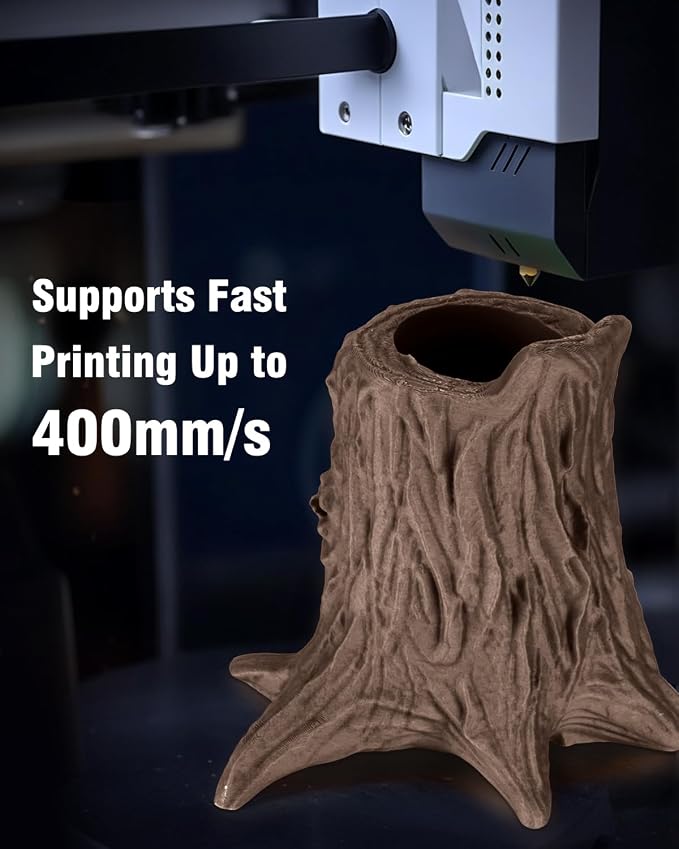 SUNLU Real Wood Fiber PLA Filament, Neatly Wound 1.75mm Dimensional Accuracy +/- 0.03mm, Fit Most FDM 3D Printers, 1kg Spool (2.2lbs), Woody Scent Walnut Wood Fiber PLA