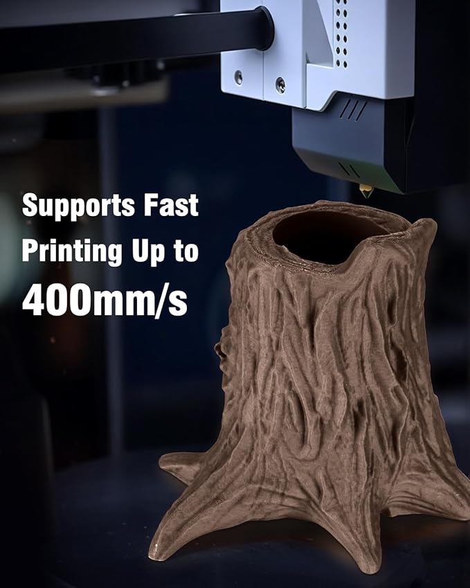 SUNLU Real Wood Fiber PLA Filament, Neatly Wound PLA 3D Printer Filament 1.75mm Dimensional Accuracy +/- 0.03mm, Fit Most FDM 3D Printers, 1kg Spool (2.2lbs), Woody Scent Cherry Wood Fiber PLA