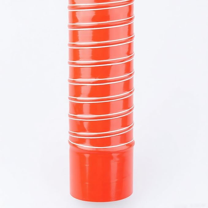 AC PERFORMANCE 2.5" ID Silicone Flexible Brake Cooling Air Ducting Induction Intake Pipe Hose with Cuff, Length 1 Meter (3.3 Feet)