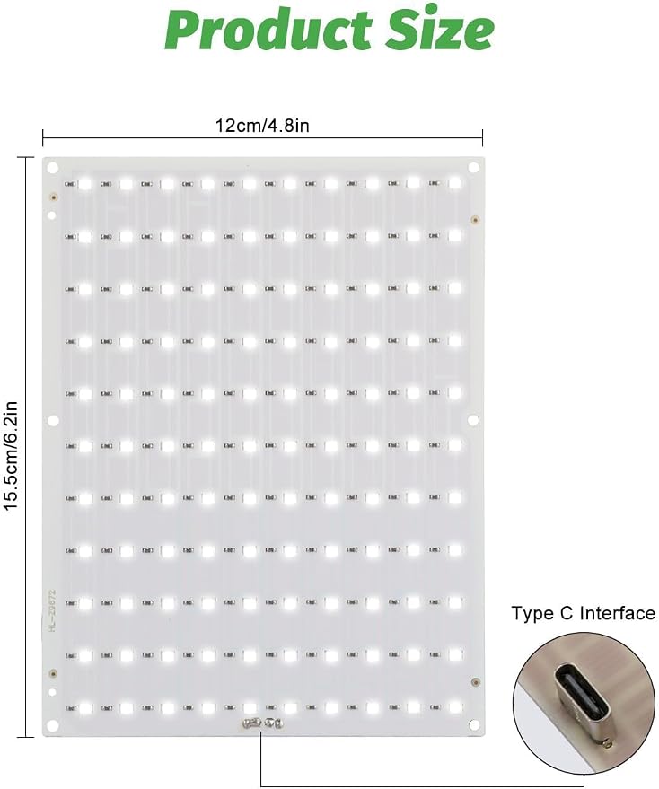 CMYK LED Lithophane PCB Board FAZ007 Compatible with Bambu Lab P1 X1 A1 A2L H2D P2S 3D Printers, 2 Pack with Connection Cable | PCB Lithophane Panel Replacement for Makerworld 3D Printer Accessories, DIY 3D Printing Projects