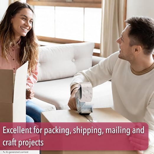 Mr. Pen- Packing Tape, 2 Pack, 2 Inch Wide, 60 Yards, 1.9mil, No Smell | Clear Packing Tape for Shipping, Packaging, Moving and Storage