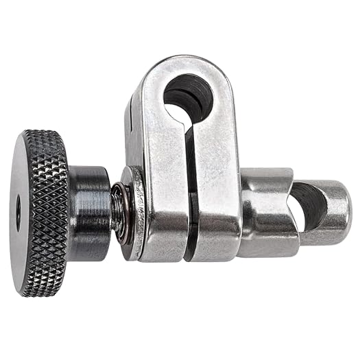 Starrett Magnetic Base Indicator Holder Snug with Dual 0.25" Holes, Silver - Compatible with 196/650/651 Series - 657S