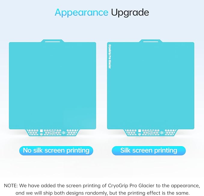 BIQU CryoGrip Pro Glacier 257x257mm Panda Build Plate for Bambu-Lab P1S/P1P/P2S/X1C/X1E/X2D/A1 3D Printer Double Sided Upgrade Build Plate Removable Surface Platform