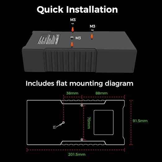 Creality Chamber Heater,Up to 70℃ Chamber Temperature,Reduce Print Warping,Filament Drying,Dual Safety Protection,Quick Installation, Compatible with K2 Plus/K1C/K1 SE/K1/K1 Max 3D Printer