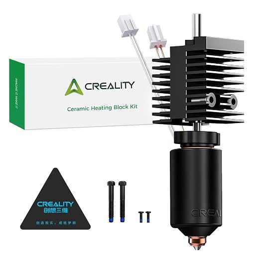 Creality K2 Pro Ceramic Heating Block Hotend Kit, Official Unicorn Quick Swap Nozzle Kit, 300°C High Temperature Resistant, Original All-Metal Integrated Design Kit for Creality K2 Pro 3D Printers