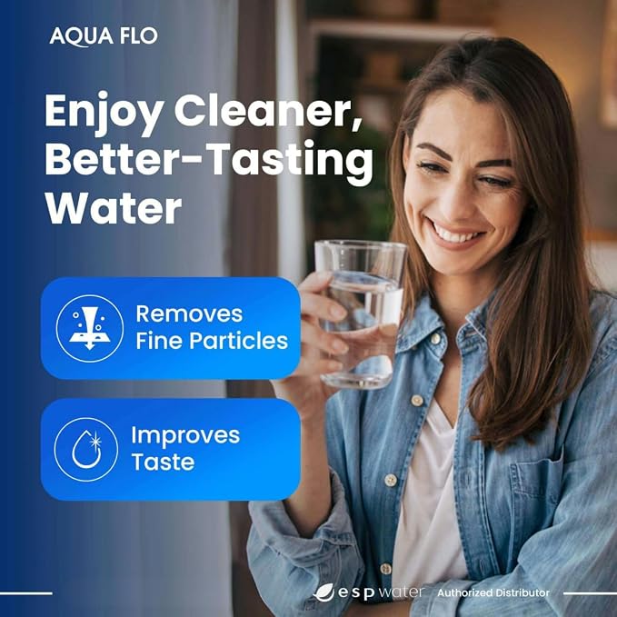 Aqua Flo 41407007 Quick Change pH Booster Filter for QCRO and QCUF 4-Stage Systems Remineralizes Water Raises pH Reduces Chlorine Taste and Odor | For QCRO and QCUF 4-Stage Systems, Remineralizes Water, Raises pH, Reduces Chlorine Taste and Odor