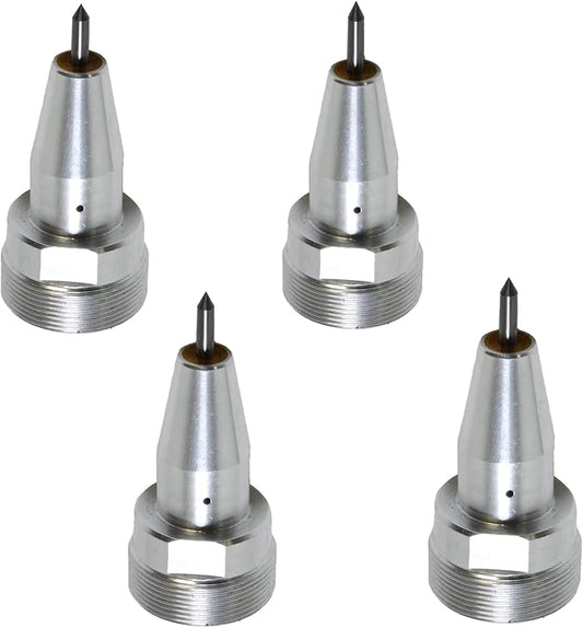 Pneumatic Marking Bits Needle 1mm TO 3mm Dot Peen Marking Pin Needle,Needle Sleeve，for Dot Peen Metal Print Metal Engraving Machine （4 pcs）