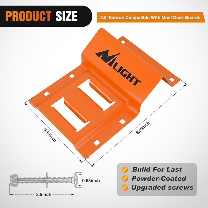 Nilight Wheel Chock Tie Down Kit 4500lb Break Strength 4Pcs E-Track Ratchet Straps 8 Pcs Heavy Duty Trailer Tire Straps System for ATV, UTV, Lawn Mower,SXS 10 in-30 in Diameter Tires Orange