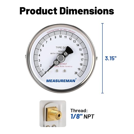 MEASUREMAN Gauge for Moisture Tester
