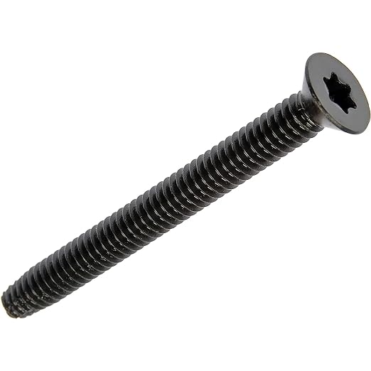 BCP Fasteners 1/4-20 x 2-1/2" Trailer Deck Screws 300 Qty - Black Trailer Screws for Trailer Flooring & Floorboards, Flat Head, T30 Star Drive, Type F, Compatible with Hardwoods & Softwoods - BCP1241