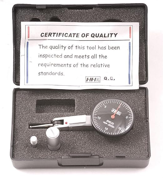 Pro Series by HHIP 4400-1001 Pro Series Face Dial Test Indicator, 0-.03", Black