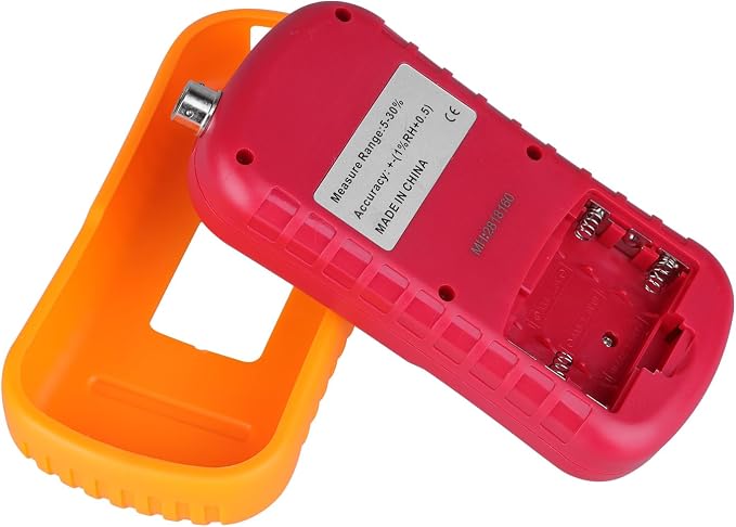 Digital Grain Moisture Meter for Wheat Corn Rice Peanut Soybean, Grain Humidity Meter, Portable LCD Display Hay Moisture Tester, Multifunctional Moisture Meter Probe Humidity Tester